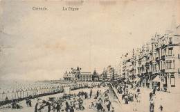 BELGIQUE - Ostende - La Digue - Animé - Carte Postale Ancienne - Oostende