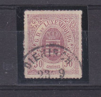 Luxembourg - Yvert 21 Oblitéré - Cachet De Diekirsch - Valeur 90 Euros - 1859-1880 Stemmi