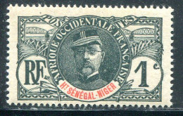 HAUT SENEGAL ET NIGER- Y&T N°1- Neuf Sans Charnière ** - Unused Stamps