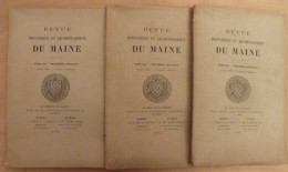 Revue Historique Et Archéologique Du Maine. Année 1903, 1er Semestre (3 Livraisons). Tome LIII. Mamers, Le Mans - Pays De Loire