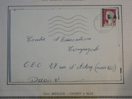 AZ0 ALGERIE E.A  BELLE LETTRE  1963 PETIT BUREAU TOUGGOURT A PARIS FRANCE   +AFF . INTERESSANT+ + - Storia Postale