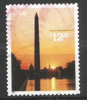 USA Express Mail HV High Value 2000 Obelisk Washington Monument $.12.25 In VFU Condition SC.# 3473 - Expres & Aangetekend