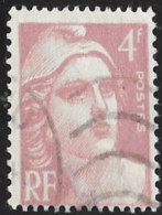 TIMBRE N° 718  -  MARIANNE DE GANDON   -  OBLITERE  -  1945 / 1947 - Gebraucht