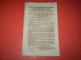 Lois 1852: Vente Des Biens De La Famille D'Orléans. Décret Sur Les Sucres. Convention France Grande Bretagne Irlande. - Decreti & Leggi