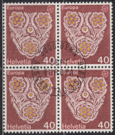 1976 Schweiz ET ° Zum: CH 576, MI: CH 1073, EUROPA, St. Galler Stickerei - 1976