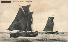 BELGIQUE - Knokke - Bâteaux De Pêche - Carte Postale Ancienne - Knokke