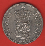 DENMARK - 2 KRONER 1937 -SILVER- - Dänemark