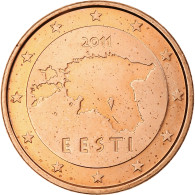 Estonie, 5 Euro Cent, 2011, Vantaa, BU, FDC, Cuivre Plaqué Acier, KM:63 - Estland