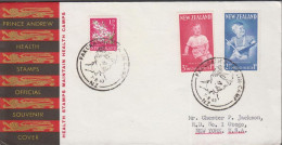 1963. New Zealand. Fine FDC With Complete Set PRINCE ANDREW HEALTH STAMPS Cancelled PAKUR... (MICHEL 425-426) - JF539435 - Brieven En Documenten