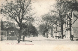 BELGIQUE - Liège - Boulevard Piercot (vers Charlemagne) - Animé - Dos Non Divisé - Carte Postale Ancienne - Luik