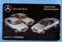 Japan Japon Telefonkarte Télécarte Phonecard Telefoonkaart -  Auto Car  Mercedes Benz - Auto's