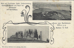 Gruss Vom Bachtelkulm 1908 Hinwil Zürich Selten Jugendstil - Hinwil