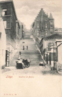 BELGIQUE - Liège - Escaliers De Bueren - J PS L - Dos Non Divisé - Carte Postale Ancienne - Luik