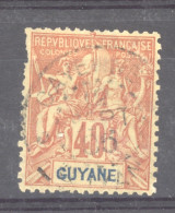 Guyane  :  Yv  39  (o)     ,   N2 - Gebruikt