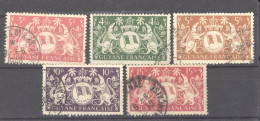 Guyane  :  Yv 194...199  (o)   5  Valeurs - Used Stamps
