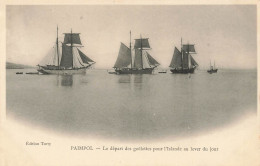 Paimpol * Le Départ Des Goélettes Pour L'islande Au Lever Du Jour * Bateau Pêche - Paimpol