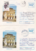 ERROR CARACAL THEATRE, 2 COVER STATIONERY COLOR ERROR 1996, ROMANIA - Abarten Und Kuriositäten