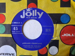 ADRIANO CELENTANO : 45 < I Ragazzi Del Juke Box / Il Tuo Bacio è Come Un Rock > 1959 = EX - Other - Italian Music