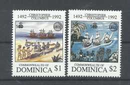 DOMINICA   YVERT   1416/17   MNH  ** - Cristoforo Colombo