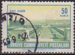 Monument - TURQUIE - Mausolée D'Ataturk - N°  1643 - 1963 - Used Stamps