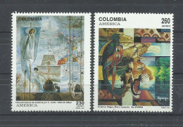 COLOMBIA   YVERT   851/52   MNH  ** - Christoffel Columbus