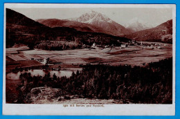 CARTE PHOTO AUTRICHE - STATION IGLS - IGLS MIT SERIES UND HABICHT - FRITZ GRATL PHOTOGRAPHIE & VERLAG - Igls