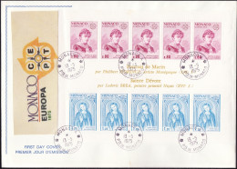 Europa CEPT 1975 Monaco FDC3 Y&T N°BF10 - Michel N°B8 - 1975