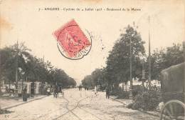 Angers * Le Cyclone Du 4 Juillet 1905 * Le Boulevard De La Mairie * Attelage * Catastrophe - Angers