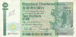 BANCONOTA HONK KONG 10 VF (VS476 - Hongkong