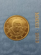 50 CENTS EURO VATICAN 2012 / ISSU DU COFFRET / VATICANO CENT - Vatican