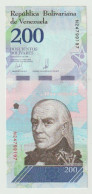 Banknote Banco Central De Venezuela 200 Bolivares 2018 UNC - Venezuela