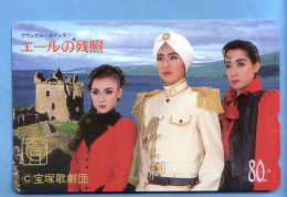 Japan Japon Telefonkarte Télécarte Phonecard Telefoonkaart -  Frau Women Femme Takarazuka Revue - Cinéma