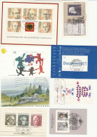 LOTTO 8 FOGLIETTI TIMBRATI FDC GERMANIA (BF24 - Other & Unclassified