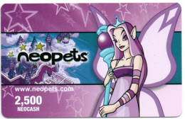 Neopets  Neocash  Carte Magnéique FASTCARD Card (F 467) - Kino