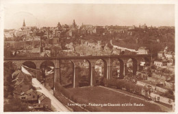 Luxembourg - Luxembourg Ville - Faubourg De Clausen Et Ville Haute - Carte Postale Ancienne - Luxemburg - Stadt