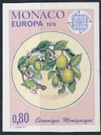 Europa CEPT 1976 Monaco Y&T N°1062a - Michel N°1230U *** - 80c EUROPA - Non Dentelé - 1976