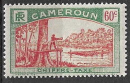 CAMEROUN FRANCESE - 1925 - TIMBRETAXE - 60 C.  - MINT MH* (YVERT TX 10- MICHEL 10) - Usati