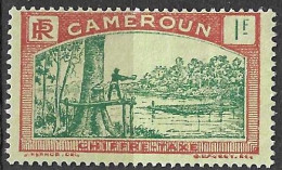 CAMEROUN FRANCESE - 1925 - TIMBRETAXE - 1 FR.  - MINT WITHOUT GUM (YVERT TX11- MICHEL 11) - Oblitérés