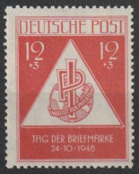 MiNr. 228 Deutschland Alliierte Besetzung Sowjetische Zone    1948, 23. Okt. Tag Der Briefmarke. - Oblitérés