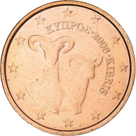 Chypre, 2 Euro Cent, 2008, BU, FDC, Cuivre Plaqué Acier, KM:79 - Cyprus