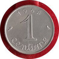 Monnaie France - 1968 - 1 Centimes Épi - 1 Centime