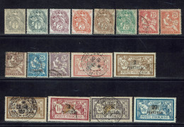 Levant. N° 9/23 Neufs X, Oblitérés. - Unused Stamps