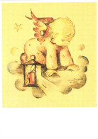 ILLUSTRATION, M.I. HUMMEL, WATCHFUL ANGEL, NR. 62.1451, CHILD, CANDLE, SIGNED, POSTCARD - Hummel