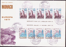 Europa CEPT 1977 Monaco FDC1 Y&T N°BF13 - Michel N°B11 - 1977