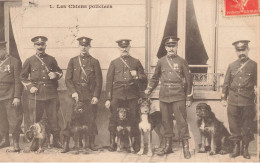 Montreuil ( Cachet Départ ) * Les Chiens Policiers * Dog Dogs Police Policier Policeman * Métier - Montreuil