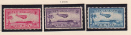 NEW ZEALAND  - 1935 Air Set Never Hinged Mint - Nuevos