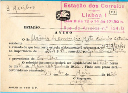 AVISO À COBRANÇA - Lettres & Documents