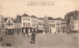 BELGIQUE - Malines - Grand'place - Côté Nord - Carte Postale Ancienne - Malines