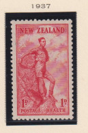 NEW ZEALAND  - 1937 Health 1d+1d Hinged Mint - Unused Stamps