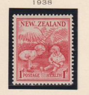 NEW ZEALAND  - 1938 Health 1d+1d Hinged Mint - Unused Stamps